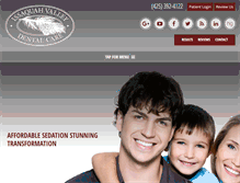 Tablet Screenshot of issaquahdental.com